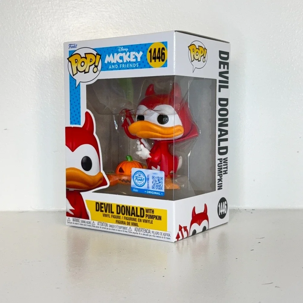 Funko Pop! Devil Donald with Pumpkin #1446 Disney‎ Halloween Vinyl Figure